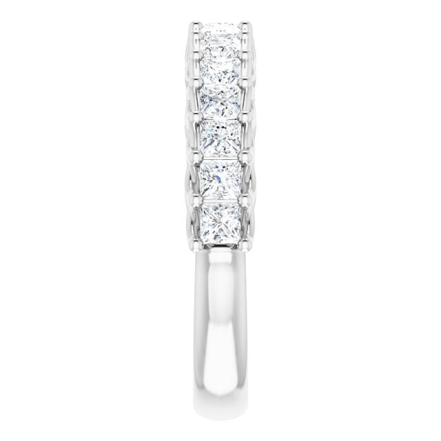 1.20 ct. Princess Cut Diamond Wedding Band-VIRABYANI